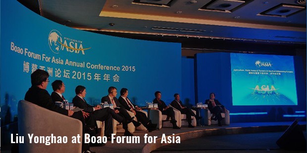 liu yonghao at boao forum for asia