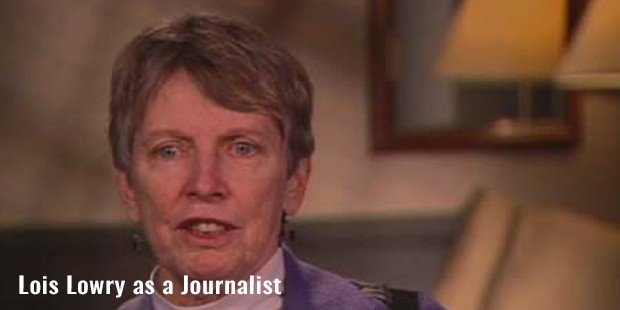 lois lowry as a journalist