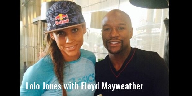 lolo jones with floyd mayweather