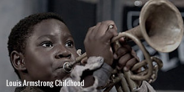 louis armstrong as a child