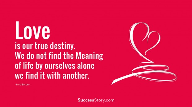 love is our true destiny