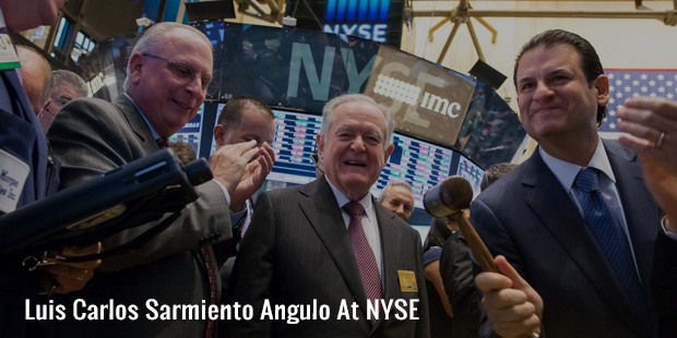 luis carlos sarmiento angulo at nyse