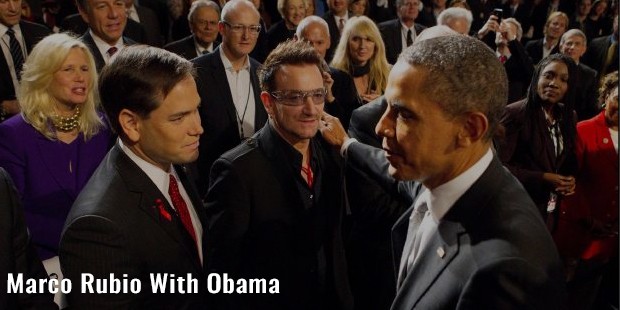 marco rubio with obama