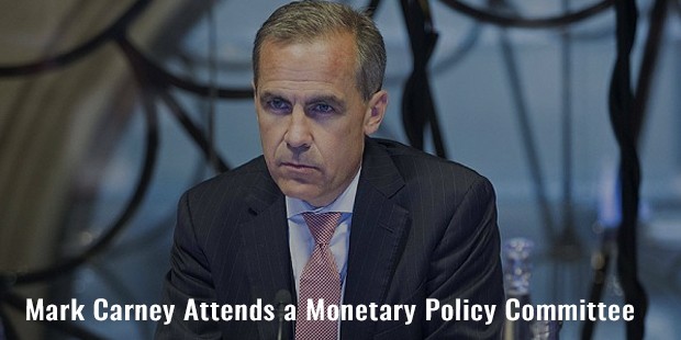 mark carney attends a monetary policy committee