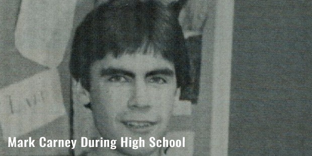 mark carney during high school