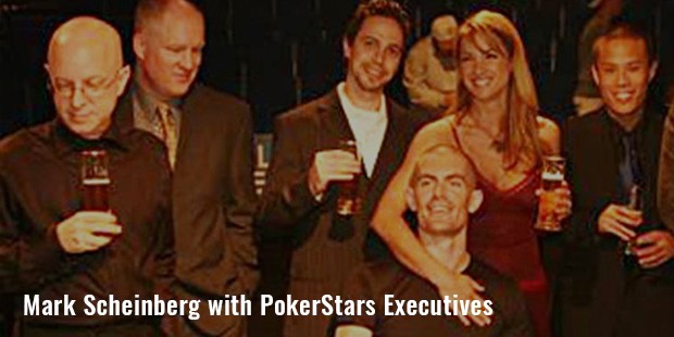 mark scheinberg with pokerstars executives