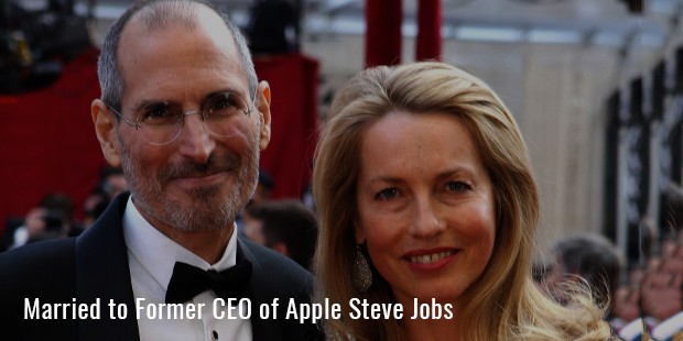 married to former ceo of apple steve jobs