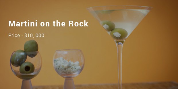 martini on the rock