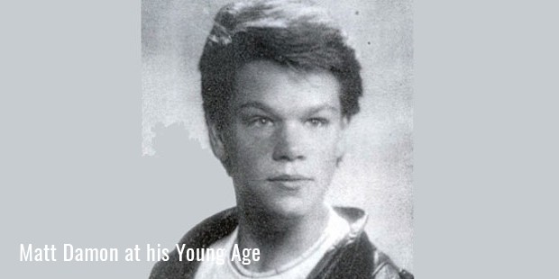 matt damon at his young age