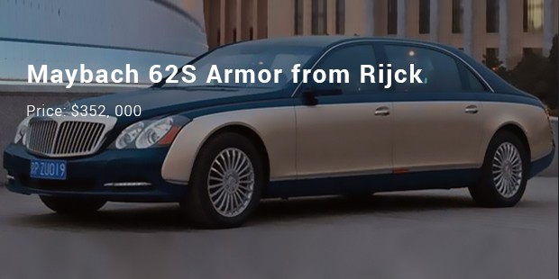 maybach 62s armor from rijck