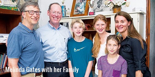 melinda gates with her family