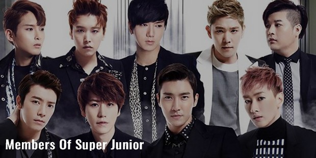 members of super junior