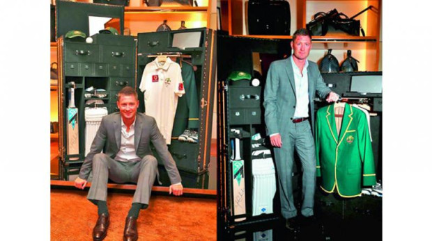 michael clarke’s louis vuitton luxury trunk