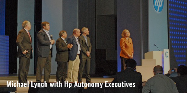 michael lynch with hp autonomy executives