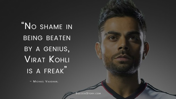 michael vaugh about kohli