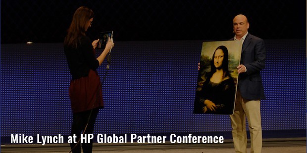 mike lynch at hp global partner conference