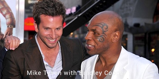 mike tyson with bradley cooper