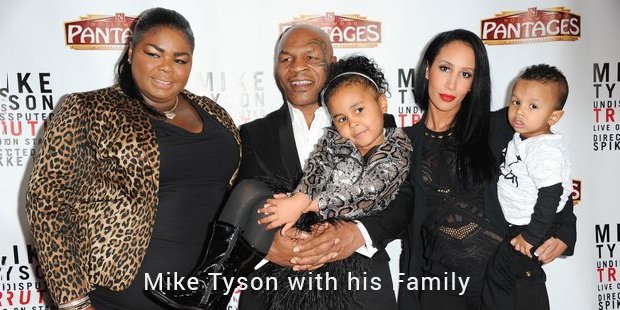 mike tyson with his family