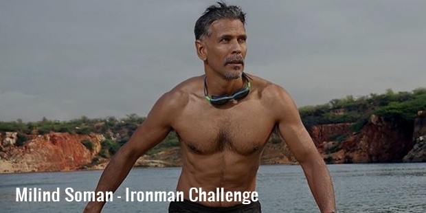 milind soman   ironman challenge