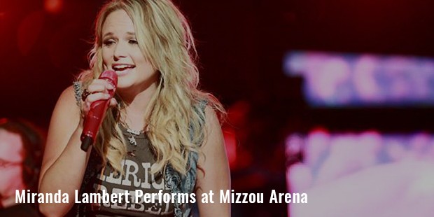 miranda lambert performs at mizzou arena