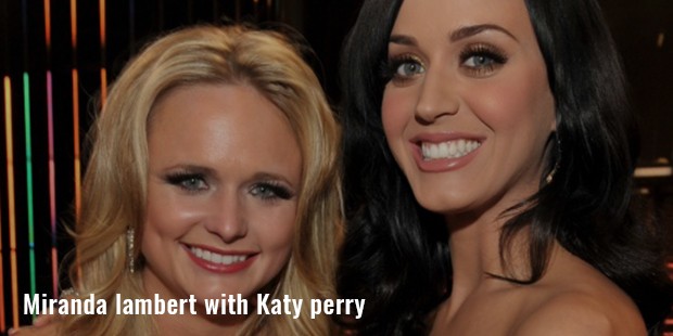 miranda lambert with katy perry