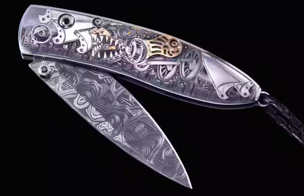 monarch steampunk dragon knife