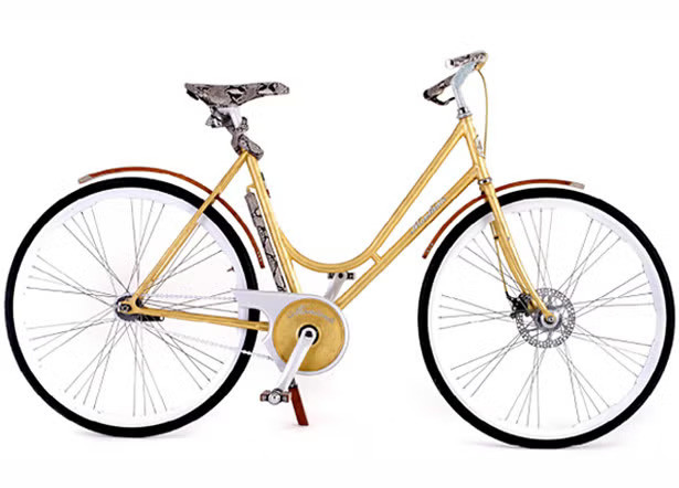 montante luxury gold collection bike