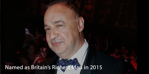 Named as Britain’s Richest Man in 2015