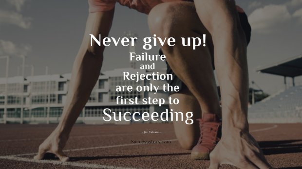 Never give up