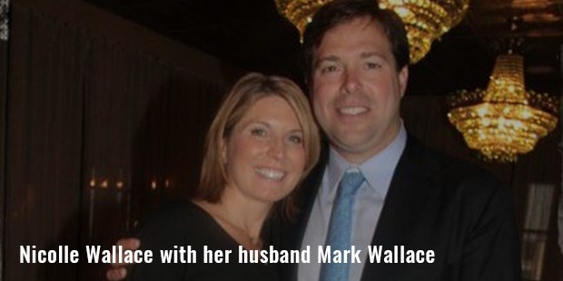 nicolle wallace with her husband mark wallace