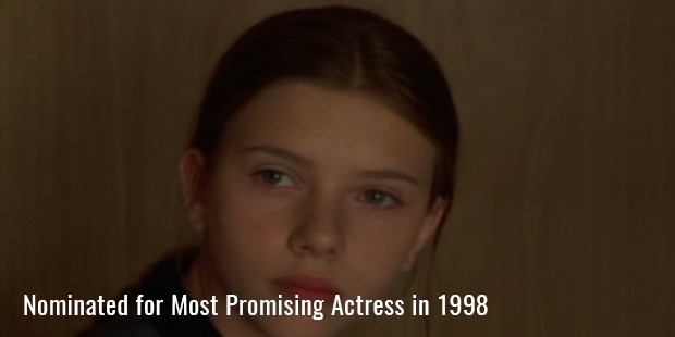 Nominated for Most Promising Actress in 1998