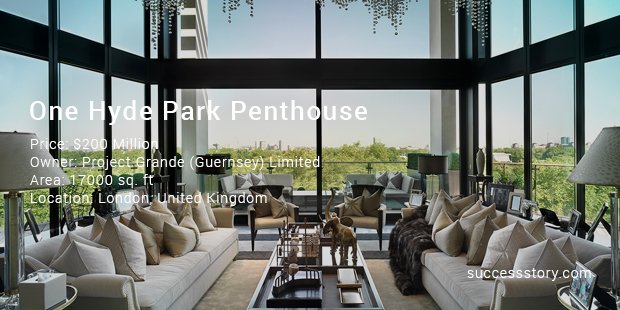 one hyde park penthouse