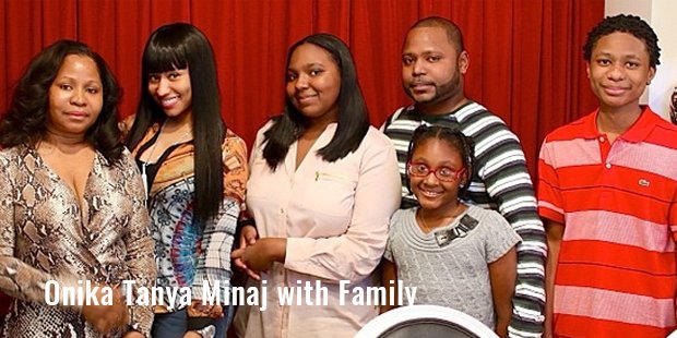 onika tanya minaj with family