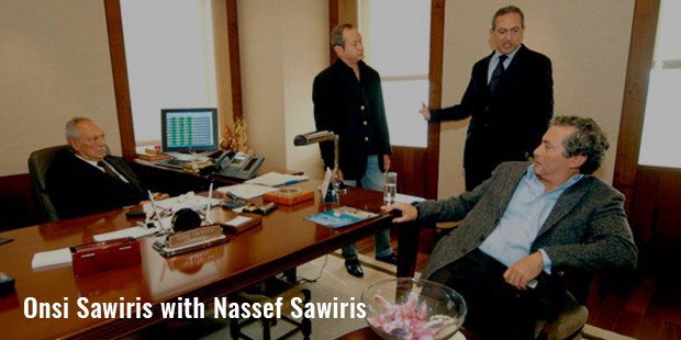 onsi sawiris with nassef sawiris