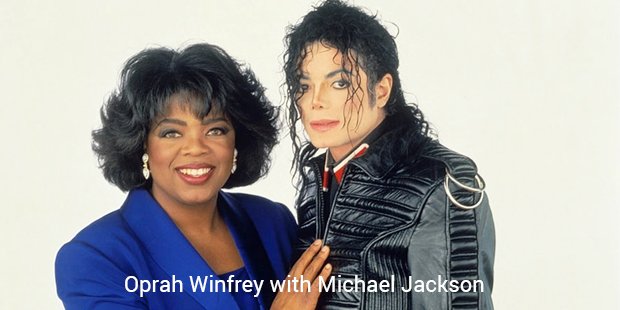 oprah winfrey with michael jackson