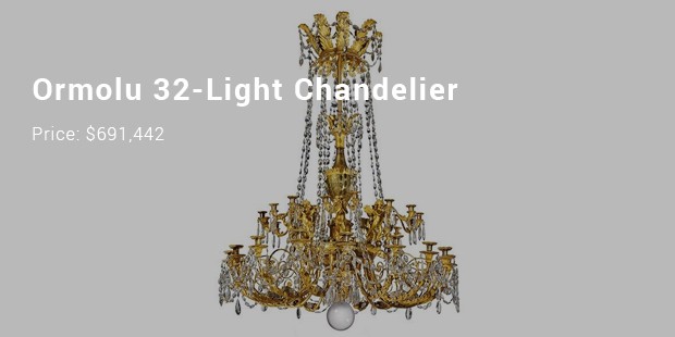 ormolu 32 light chandelier