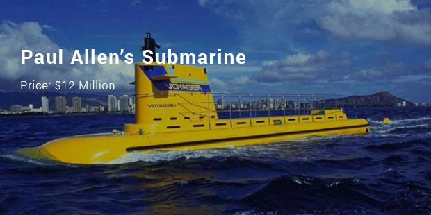 paul allen’s submarine