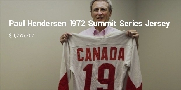 paul hendersen 1972 summit series jersey