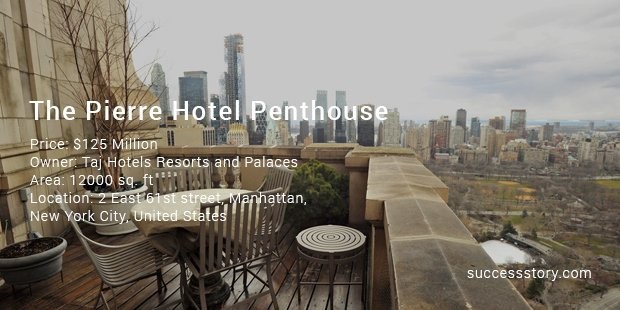 pierre hotel penthouse