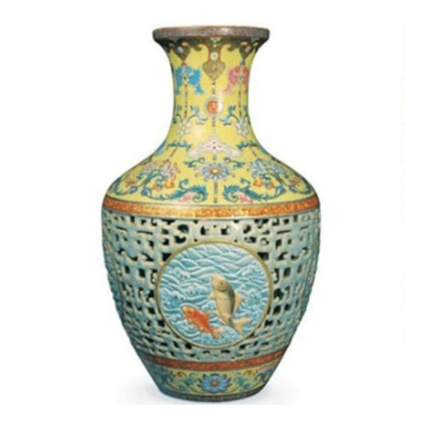 pinner qing dynasty vase