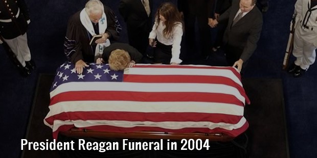 president reagan funeral in 2004
