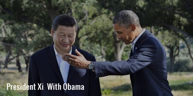 president xi  with obama