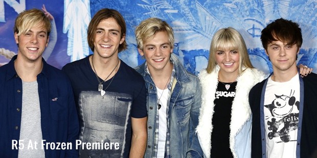 r5 at frozen premiere