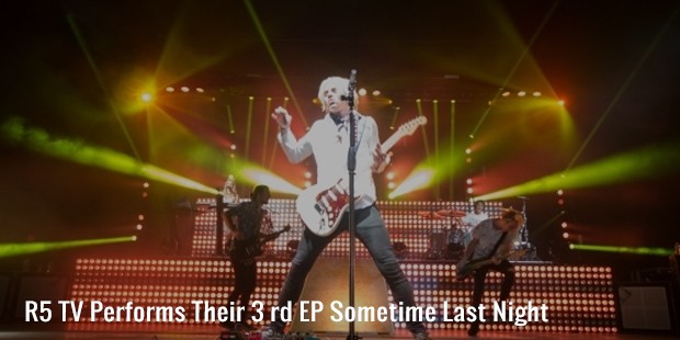 r5 tv performs their 3 rd ep sometime last night