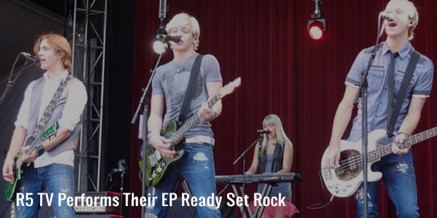 r5 tv performs their ep ready set rock