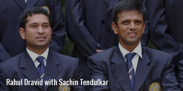 rahul dravid with sachin tendulkar