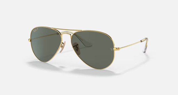 ray ban solid gold