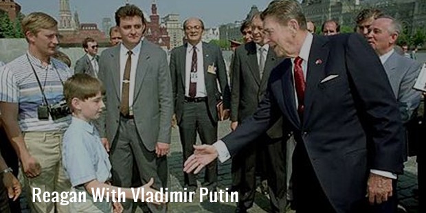 reagan with vladimir putin