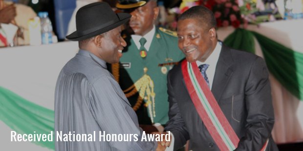 received national honours award