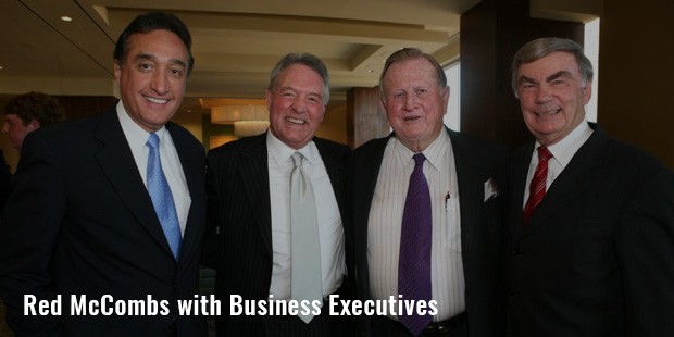 red mccombs with business executives